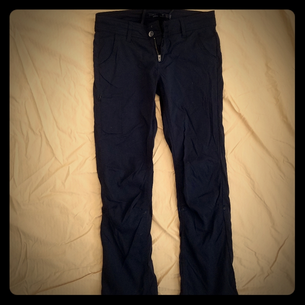 Prana Halle in black, custom hemming